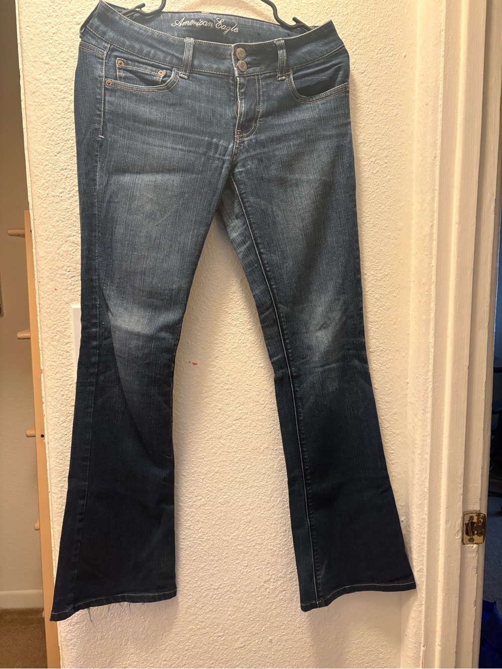 American Eagle Outfitters Dark Blue Flare Jeans